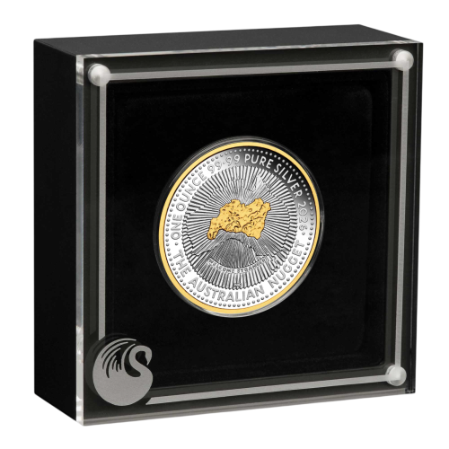 silver coin nugget 40th anniversary 1 ounce 4