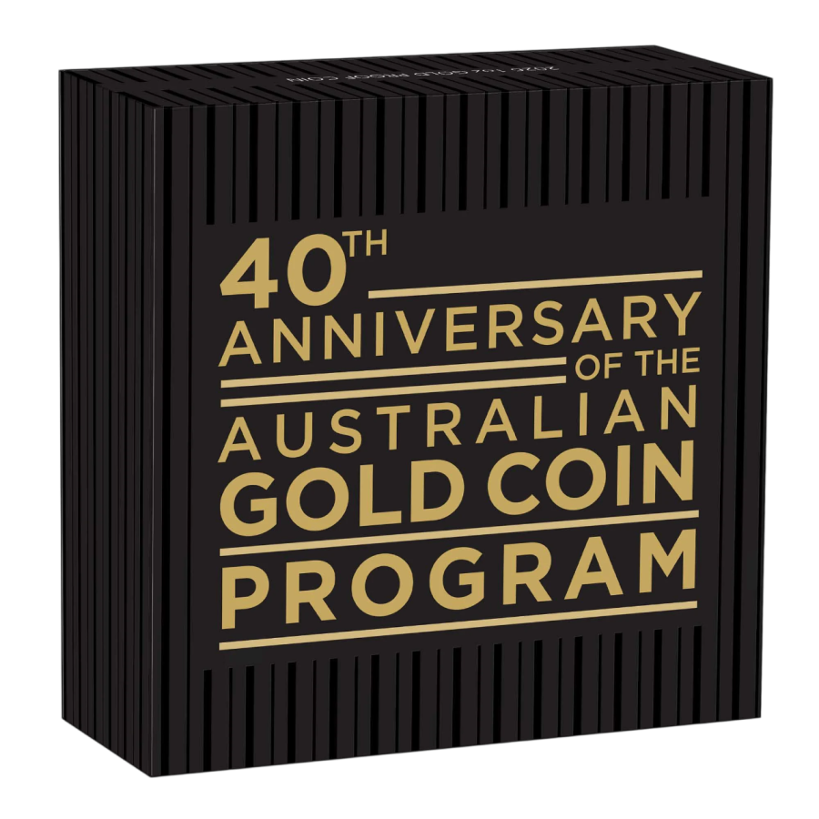 gold coin nugget 40th anniversary 1 ounce 5