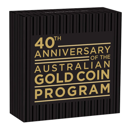 gold coin nugget 40th anniversary 1 ounce 5
