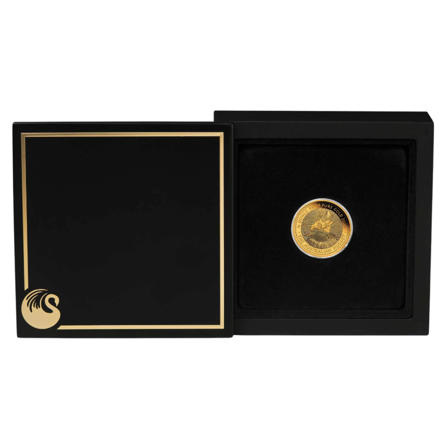 gold coin nugget 40th anniversary 1/4 ounce 5