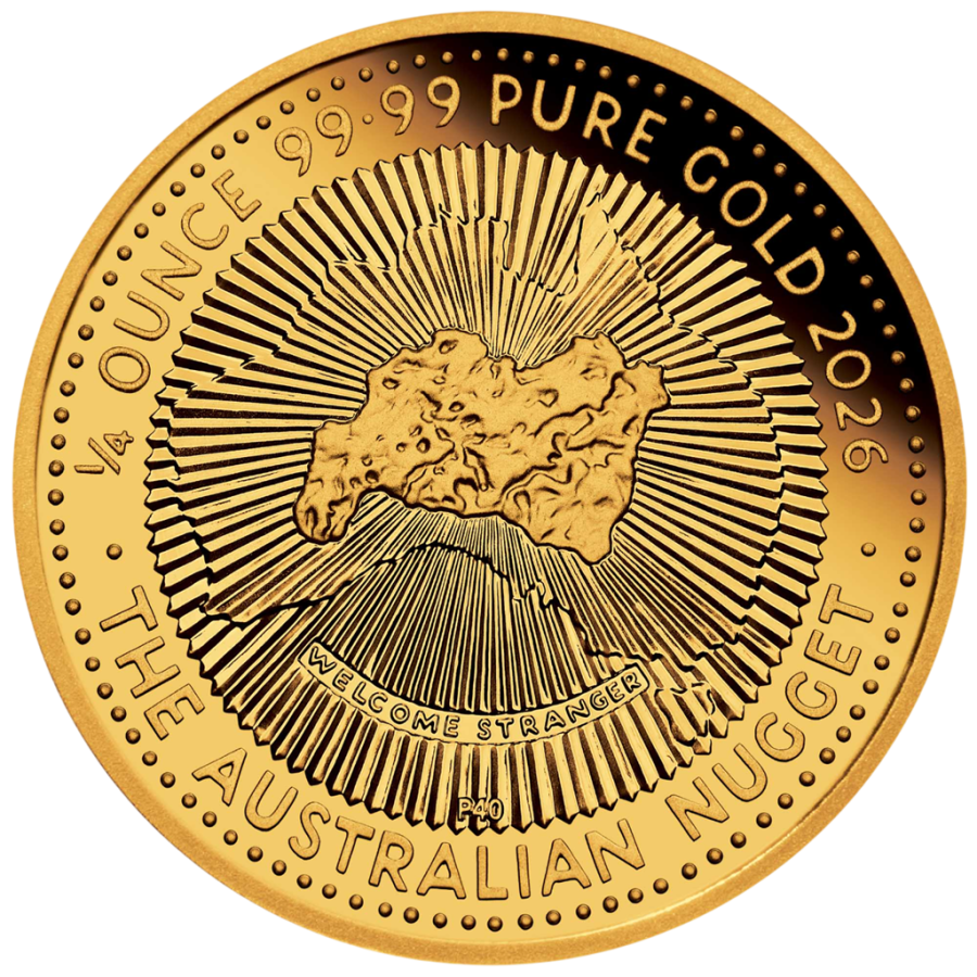 gold coin nugget 40th anniversary 1/4 ounce 3