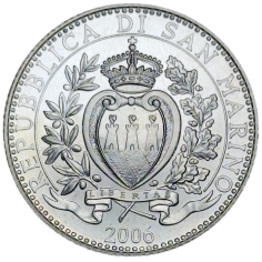 silver coin Melchiore Delficio 2006 1 2