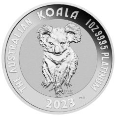 Platinum Coin: Australian Koala, 1 Ounce of Platinum