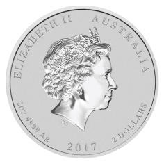 2017 Year of the Rooster 2-ounce silver coin 2 2