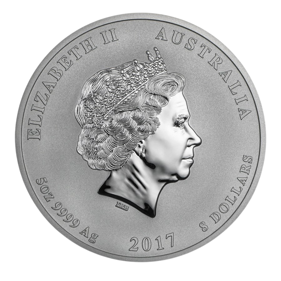 2017 Year of the Rooster 5-ounce Silver Coin