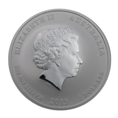 Silver Coin: Year of the Goat 2015, 2 Ounces, 1/2