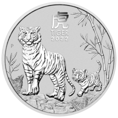 2022 Year of the Tiger 5-ounce Silver Coin