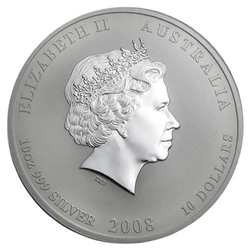 2008 Year of the Mouse 10-ounce silver coin