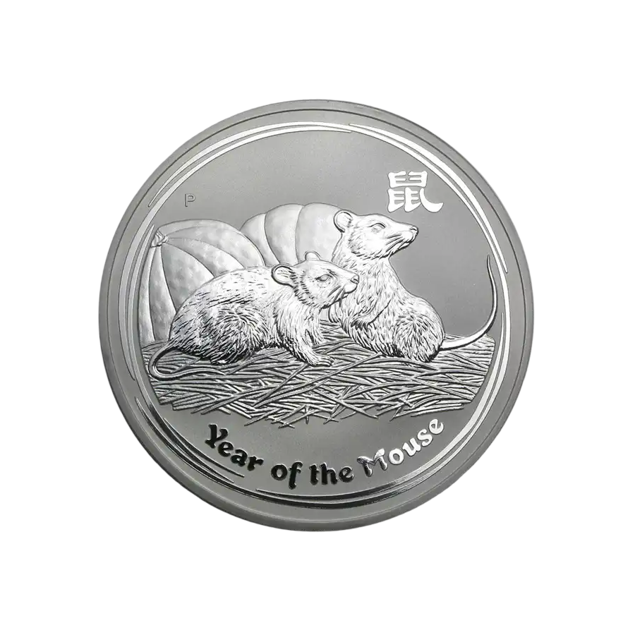 2008 Year of the Mouse 10-ounce silver coin