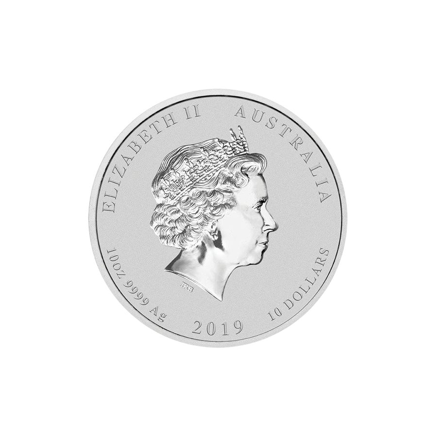 2019 Year of the Pig 10-ounce silver coin