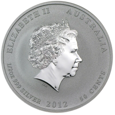 1.2-ounce Silver Dragon Year Coin 2012 1 2