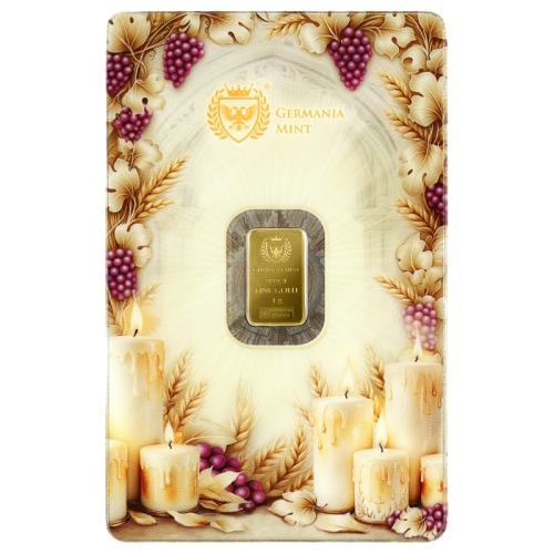 1-gram gold bar as a First Communion keepsake