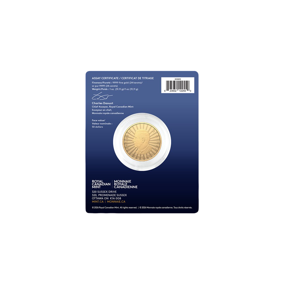 Gold Coin: Majestic Wolf, 1 Ounce, 2026-4