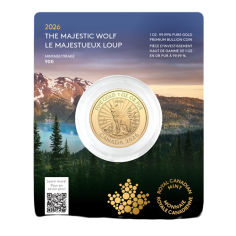 Gold Coin: Majestic Wolf, 1 Ounce, 2026-5