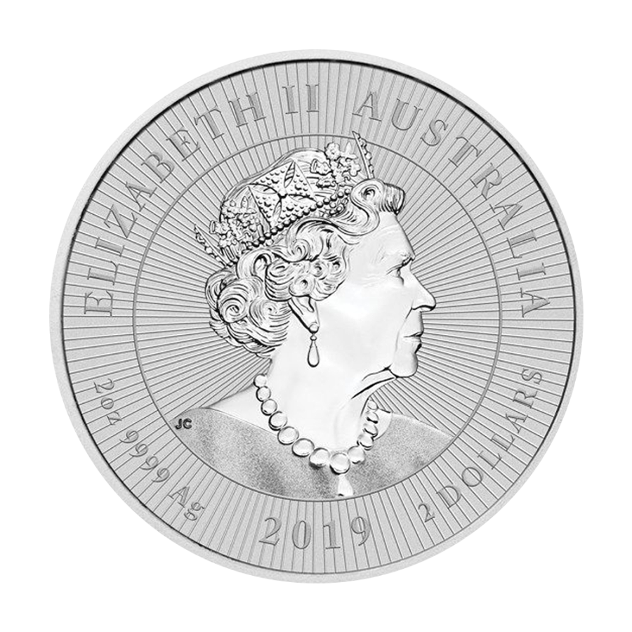 Silver Coin: The Next Generation Crocodile, 10 Ounces, 2