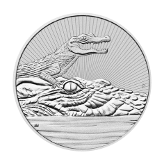Silver Coin: The Next Generation Crocodile, 10 Ounces