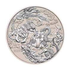 Silver Coin: Chinese Myths and Legends – The Four Guardians – 1 Ounce – 2024-2