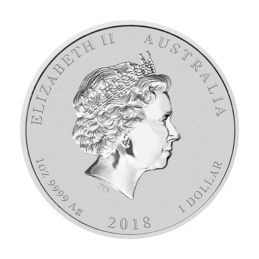Silver Coin: Chinese Myths and Legends – Dragon and Tiger – 1 Ounce – 2018-1
