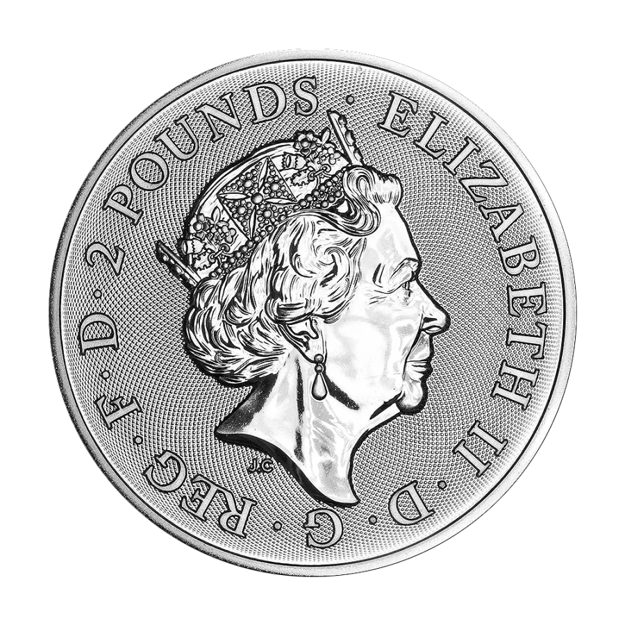 Silver Coin: Year of the Pig 2019, Royal Mint, 1 oz, 2