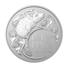 2020 Year of the Rat 1-ounce silver coin