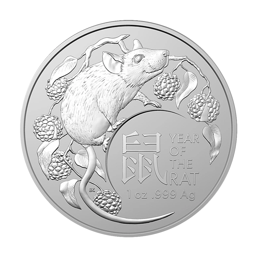 2020 Year of the Rat 1-ounce silver coin