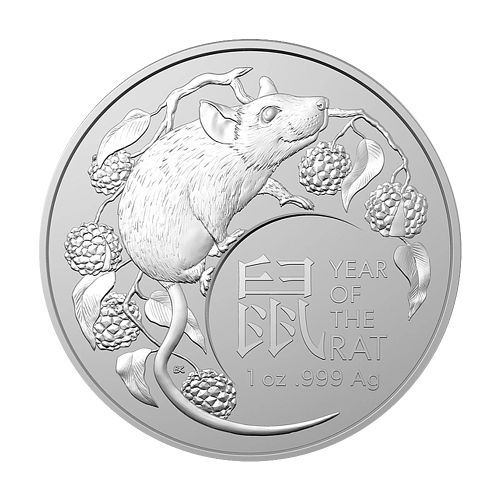 2020 Year of the Rat 1-ounce silver coin