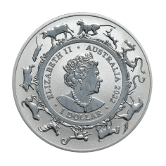 Silver Coin: Year of the Tiger 2022, 1 oz, 1 2
