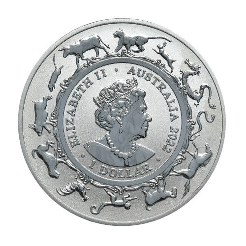 Silver Coin: Year of the Tiger 2022, 1 oz, 2