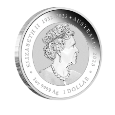 Silver Coin: Chinese Myths and Legends – Dragon and Koi – 1 Ounce – 2023-1 2