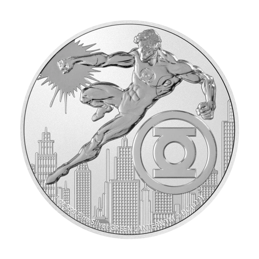 Silver Coin: Green Lantern, 1 Ounce of Silver