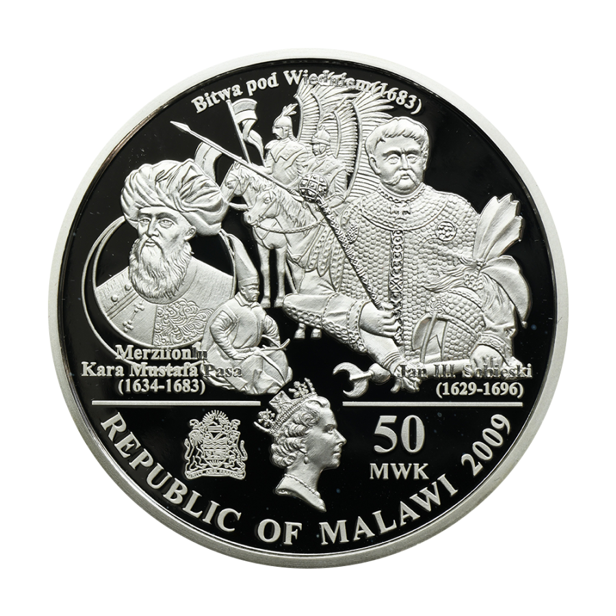 Silver Coin: Jan Matejko, Jan III Sobieski at Vienna, 3 ounces, 2009-1
