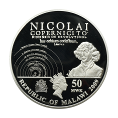 Silver Coin: Jan Matejko, Astronomer Copernicus, or A Conversation with God – 3 Ounces – 2009-2 2