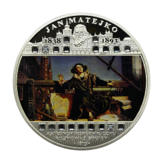 Silver Coin: Jan Matejko, Astronomer Copernicus, or A Conversation with God – 3 Ounces – 2009-2