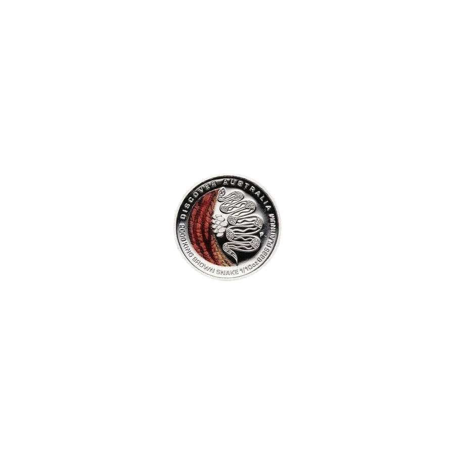 Platinum Coin: Discover Australia – Brown Snake – 1/10 Ounce