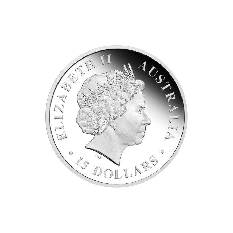 Platinum Coin: Discover Australia – Brolga – 1/10 Ounce – Obverse