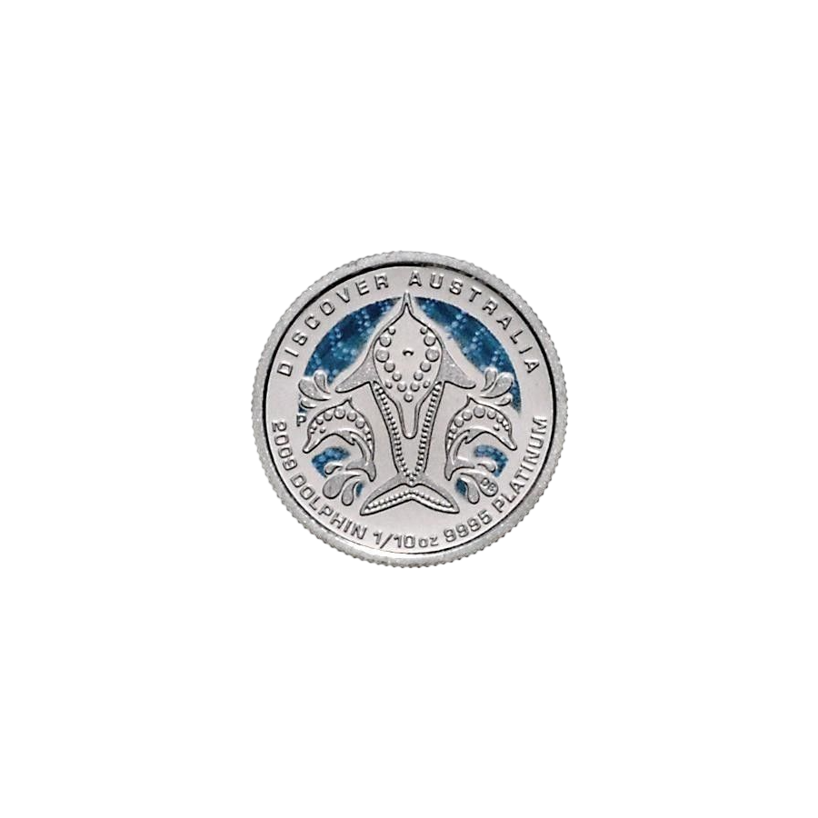 Platinum Coin: Discover Australia – Dolphin – 1/10 Ounce – 1