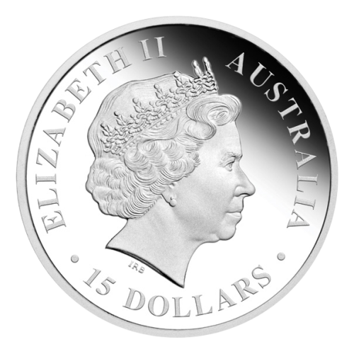 Platinum Coin: Discover Australia – Brolga – 1/10 Ounce – Obverse