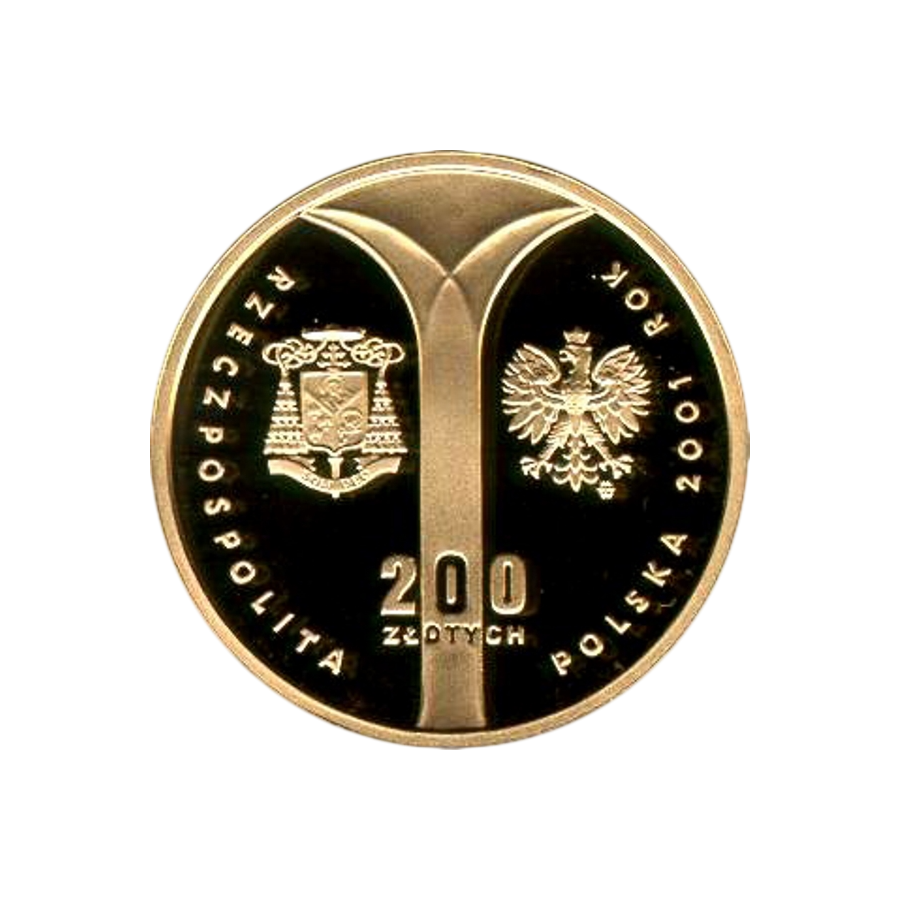 200-zloty-gold-coin-marking-the-100th-anniversary-of-the-birth-of-Cardinal-Stefan-Wyszyński-2001-1