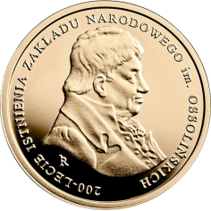 100-Złoty Gold Coin – 200th Anniversary of the Ossolinski National Institute – 2017-2