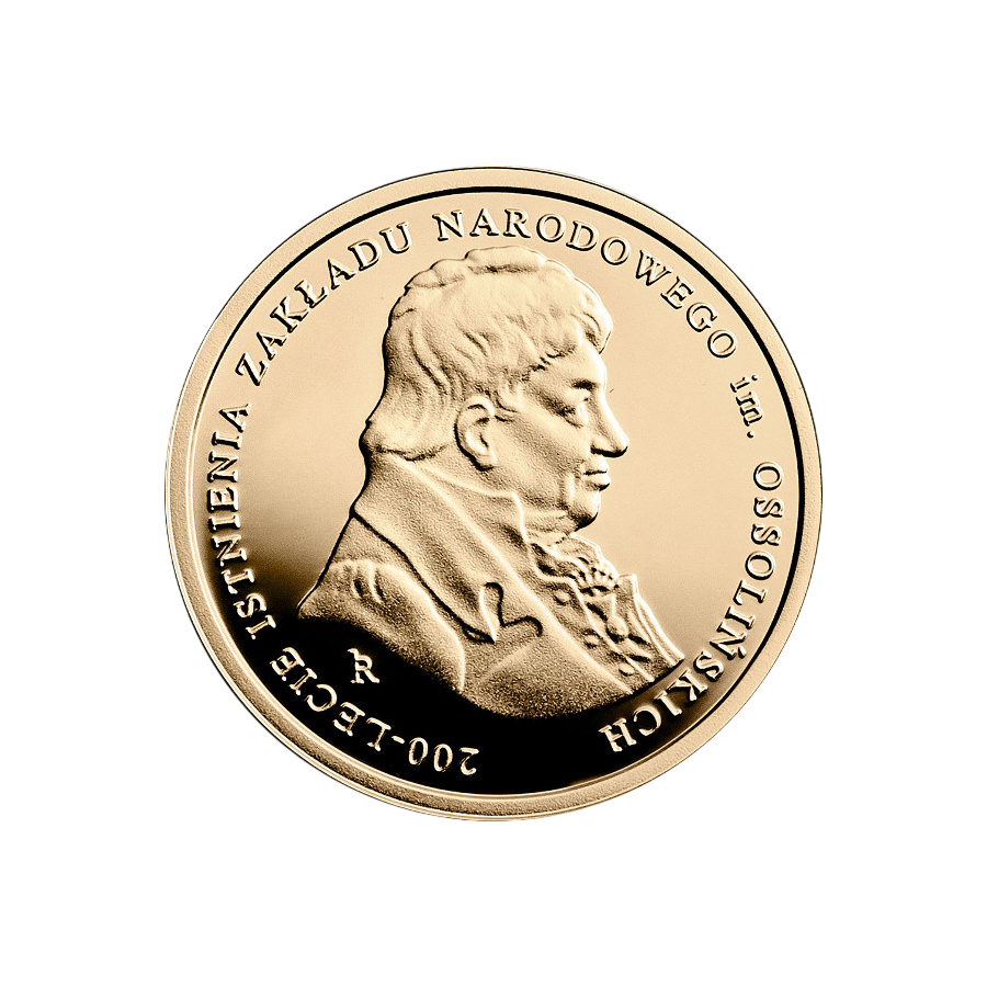 100-Złoty Gold Coin – 200th Anniversary of the Ossolinski National Institute – 2017-2