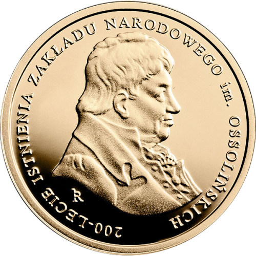 100-Złoty Gold Coin – 200th Anniversary of the Ossolinski National Institute – 2017-2