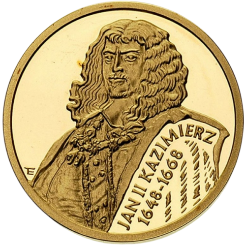 100-Złoty Gold Coin: Series of Polish Kings and Princes – John II Casimir (1648–1668) – 1