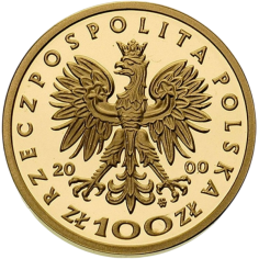 100-Złoty Gold Coin: Series of Polish Kings and Princes – John II Casimir (1648–1668) 1 2