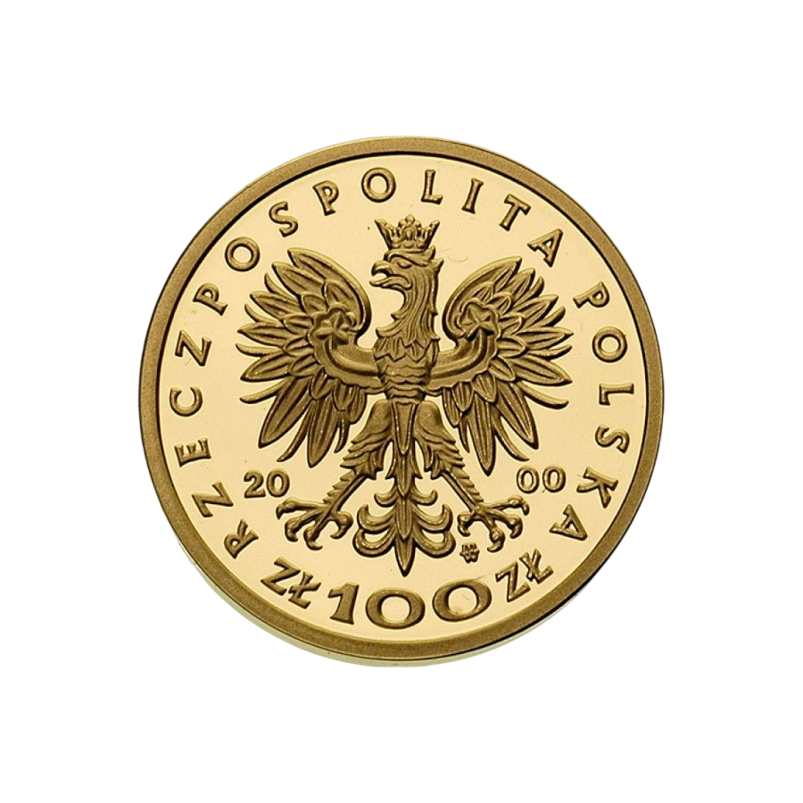 100-Złoty Gold Coin: Series of Polish Kings and Princes – John II Casimir (1648–1668) – 2