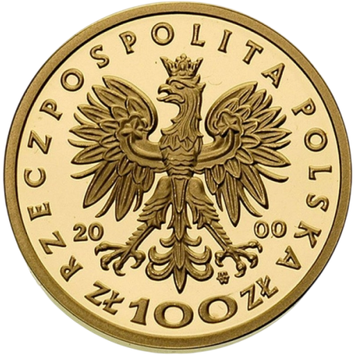 100-Złoty Gold Coin: Series of Polish Kings and Princes – John II Casimir (1648–1668) – 2
