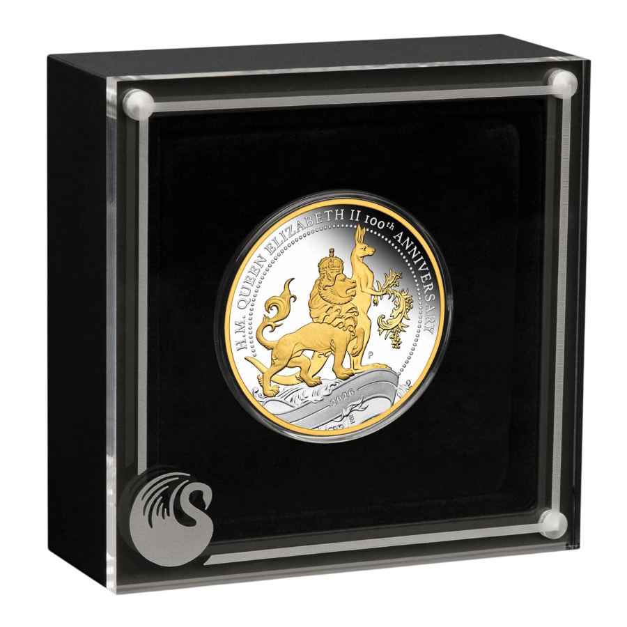 Silver-Plated Coin - Queen Elizabeth II - 100th Birthday Anniversary - 1 Ounce - 2026-5