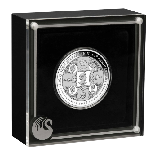 Silver Coin: Queen Elizabeth II, 100th Birthday Anniversary, 1 Ounce, 2026, Proof, 4