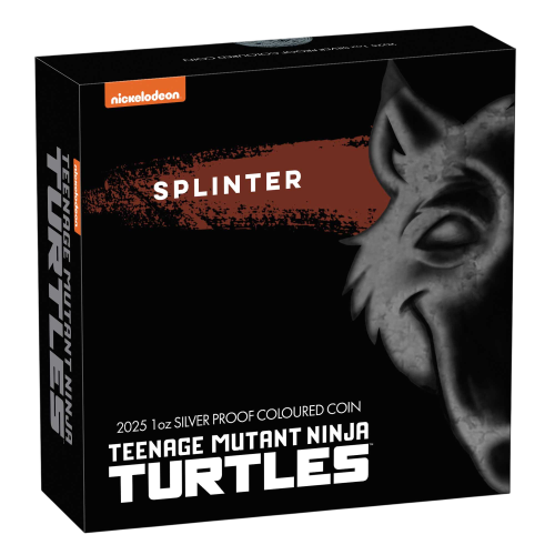 Silver Coin: Ninja Turtles - Master Splinter - 2025-3
