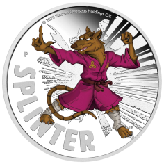 Silver Coin: Ninja Turtles - Master Splinter 2025-5