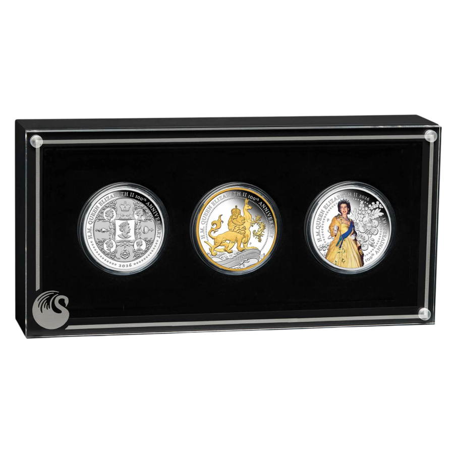 Queen Elizabeth II 100th Birthday Anniversary 2026 Silver Coin Set 1